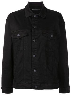 Osklen button-fastening denim jacket - Black