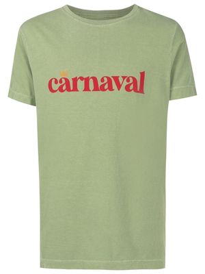 Osklen Carnaval-print detail T-shirt - Green