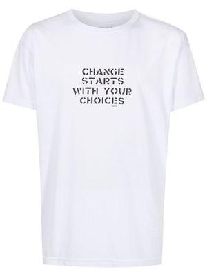 Osklen Change Starts With Your Choices T-shirt - White