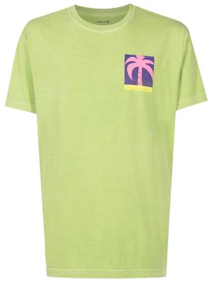 Osklen chest palm-tree print T-shirt - Green
