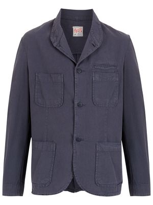 Osklen chest-pocket shirt jacket - Blue