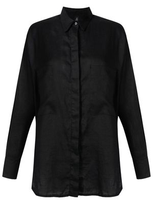 Osklen classic-collar long-sleeve shirt - Black