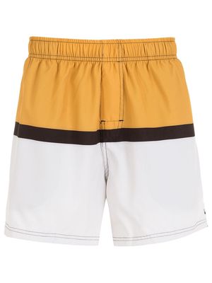 Osklen colourblock swim shorts - Yellow