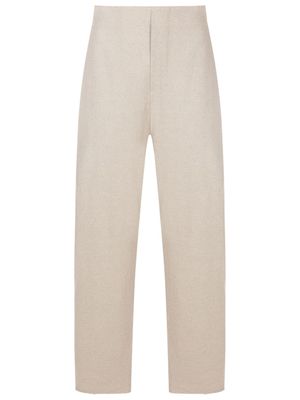 Osklen concealed-fastening straight-leg trousers - Neutrals