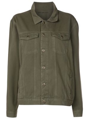 Osklen cotton shirt-jacket - Green