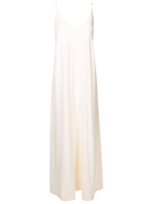 Osklen cotton slip maxi dress - Neutrals