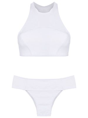 Osklen Crisp Diver racerback bikini - White