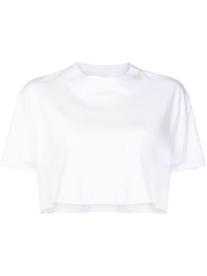Osklen cropped cotton T-shirt - White