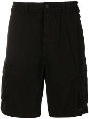 Osklen Crystal cotton bermuda shorts - Black