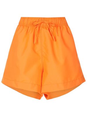 Osklen drawstring-fastening short-shorts - Orange