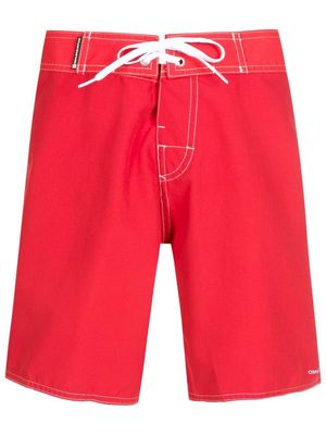 Osklen drawstring-fastening swim-shorts - Red