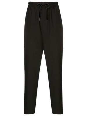 Osklen drawstring tapered trousers - Black