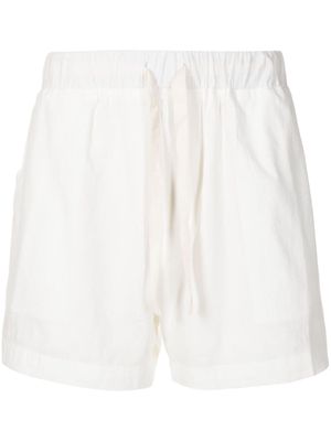 Osklen drawstring-waist cotton shorts - White