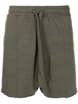 Osklen drawstring-waist jersey shorts - Green