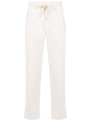 Osklen drawstring waist pants - White