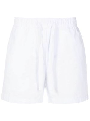 Osklen drawstring-waistband cotton shorts - White