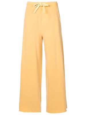 Osklen drawstring wide-leg trousers - Yellow