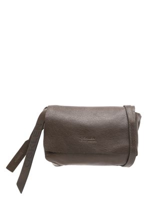 Osklen E-Basics leather crossbody bag - Brown
