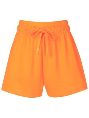 Osklen elasticated-waist shorts - Orange