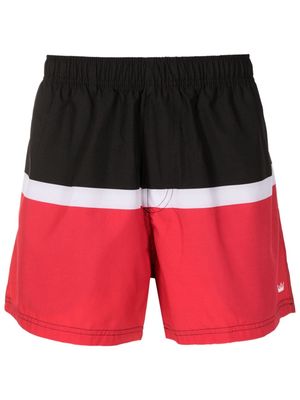 Osklen elasticated-waist swim shorts - Black