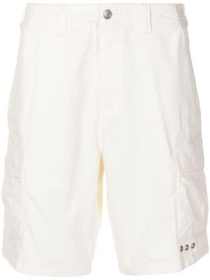 Osklen eyelet-detail cotton bermuda shorts - White