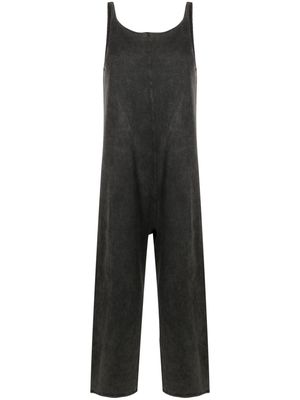 Osklen fine-knit cotton jumpsuit - Black