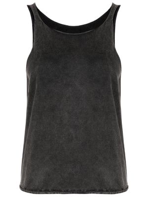 Osklen fine-knit cotton tank top - Black