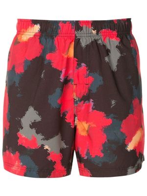 Osklen floral-print swim-shorts - Red