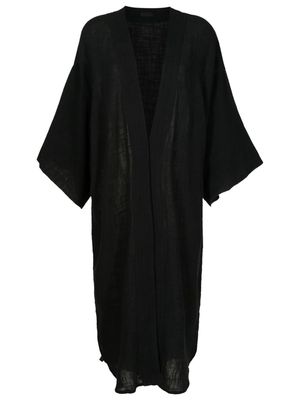 Osklen Gauze Kimono beach cover-up - Black