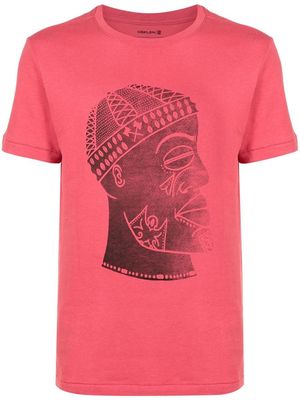 Osklen graphic-print cotton-hemp T-shirt - Red