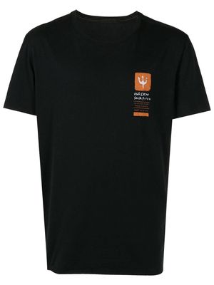 Osklen graphic-print detail T-shirt - Black