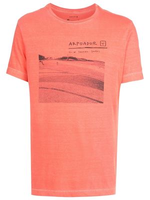 Osklen graphic-print short-sleeve T-shirt - Orange