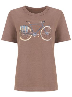 Osklen graphic-print T-shirt - Brown