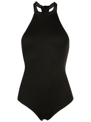 Osklen halterneck sleeveless swimsuit - Black