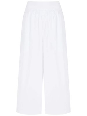 Osklen high-waist wide-leg trousers - White