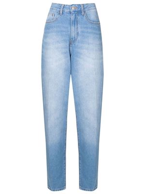 Osklen high-waisted barrel-leg jeans - Blue