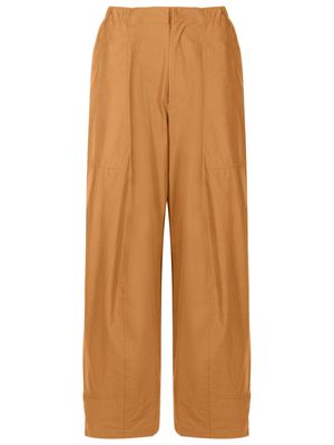 Osklen high-waisted cotton culottes - Brown