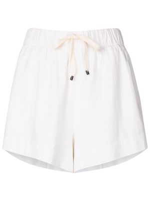 Osklen high-waisted short shorts - White