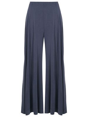 Osklen high-waisted wide-leg trousers - Blue