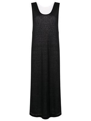 Osklen layered maxi dress - Black