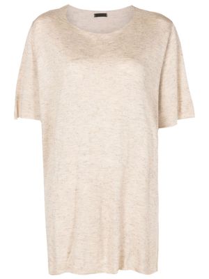 Osklen lightweight-knit T-shirt - Neutrals