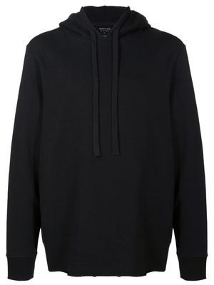 Osklen logo-print cotton hoodie - Black