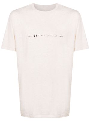 Osklen logo-print short-sleeved T-shirt - Neutrals