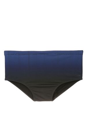 Osklen logo-print swimming trunks - Blue