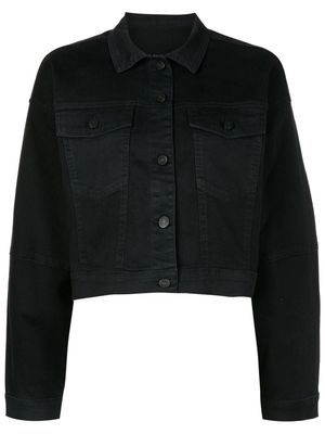 Osklen long-sleeve denim jacket - Black