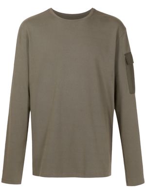Osklen long-sleeved cotton T-Shirt - Green