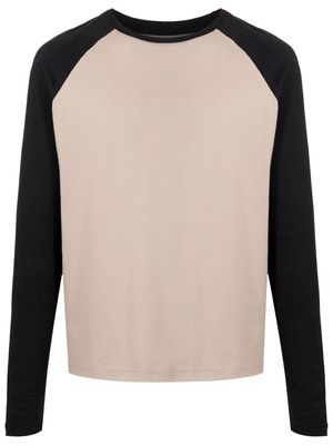 Osklen long-sleeves cotton T-shirt - Brown