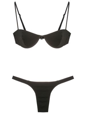 Osklen low-cut bikini set - Black