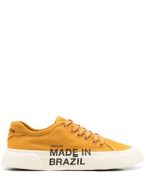 Osklen Made in Brazil lace-up sneakers - Yellow
