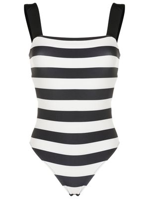 Osklen Maio Tagete striped swimsuit - Black